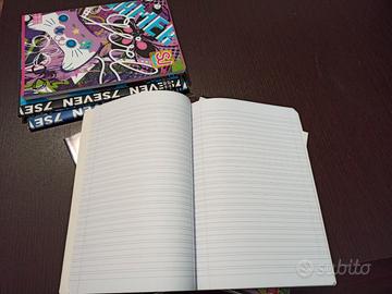 Quaderni Pigna e Seven righe terza elementare