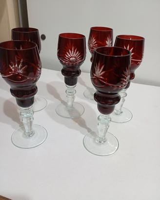 Bicchieri cristallo 