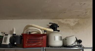 Pompa a sabbia, pompa ph, robot piscina,salinatore