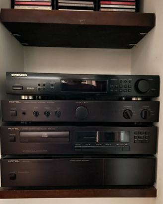 IMPIANTO HI-FI-ROTEL + CHARIO ACADEMY 1