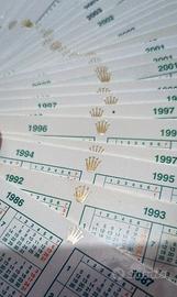 Rolex calendari dal 1978 al 2008