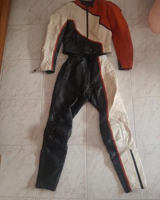 tuta moto vintage