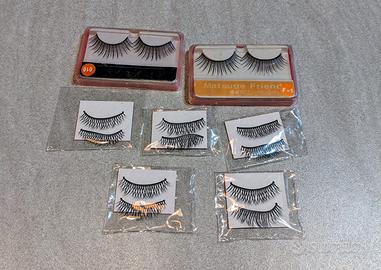 Lotto Set 7 paia di ciglia finte trucco