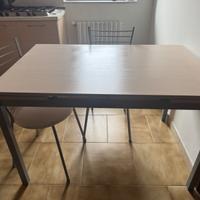 Tavolo 120x80cm allungabile a 180cm