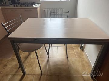 Tavolo 120x80cm allungabile a 180cm