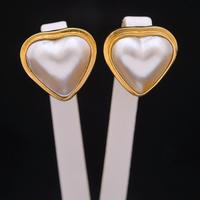 ORECCHINI COEURS IN ORO 18 KT 750 E PERLE 18.80 MM