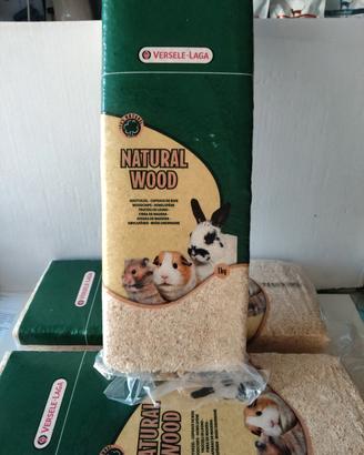 2 pezzi truciolo legno per lettiera conigli nani