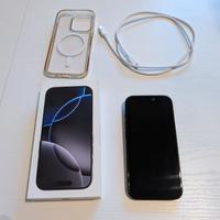iPhone 16 Pro 128GB Black Titanium - Pari al nuovo