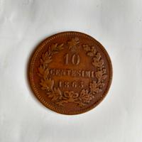 10 Centesimi 1863 Vittorio Emanuele II 