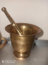 soprammobile ottone lavorazione artigianale 