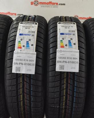 4 Pneumatici 185/60 R16 Barum Polaris 5