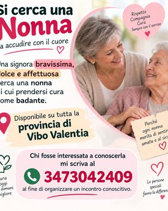 Badante h24 per nonna