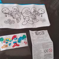 Astuccio Portapenne da colorare Puffi The Smurfs 