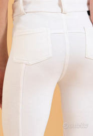 Pantaloni bianchi equitazione bambino/a 14 anni