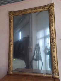 -SPECCHIERA LIGNEA DORATA IN FOGLIA DEI PRIMI 800
