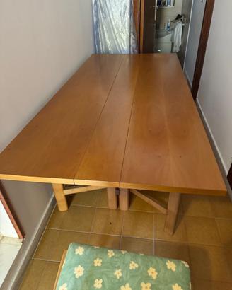 Tavolo In legno pieghevole  Foppapedretti