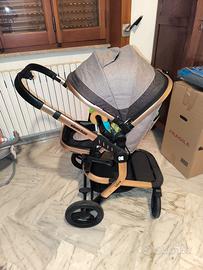 Passeggino TRIS Kikkaboo Irene 3 in 1