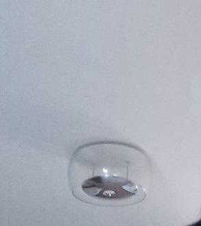Lampada in cristallo modernariato