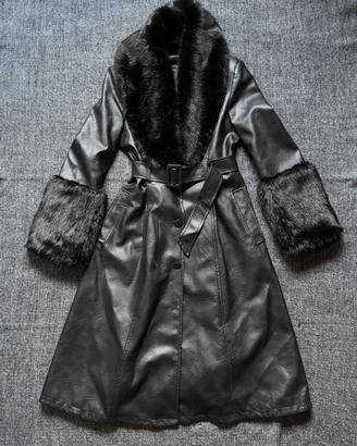 Trench con collo ecopelliccia Aniye By