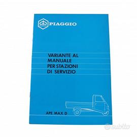 Variantre al manuale stazioni di servizio Piaggio 