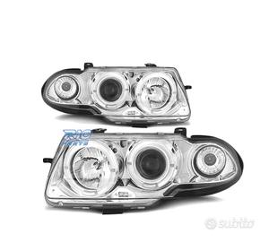 FARI OCCHI ANGEL OPEL ASTRA F 91-94 CROMATI