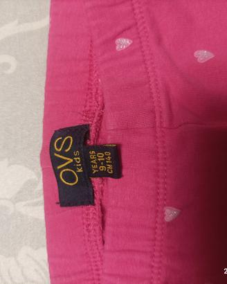 pantaloncini e leggins da bambina di 9 anni 