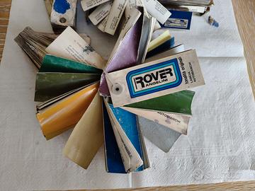 Mazzetta vernici Angelini Rover Lancia Autobianchi