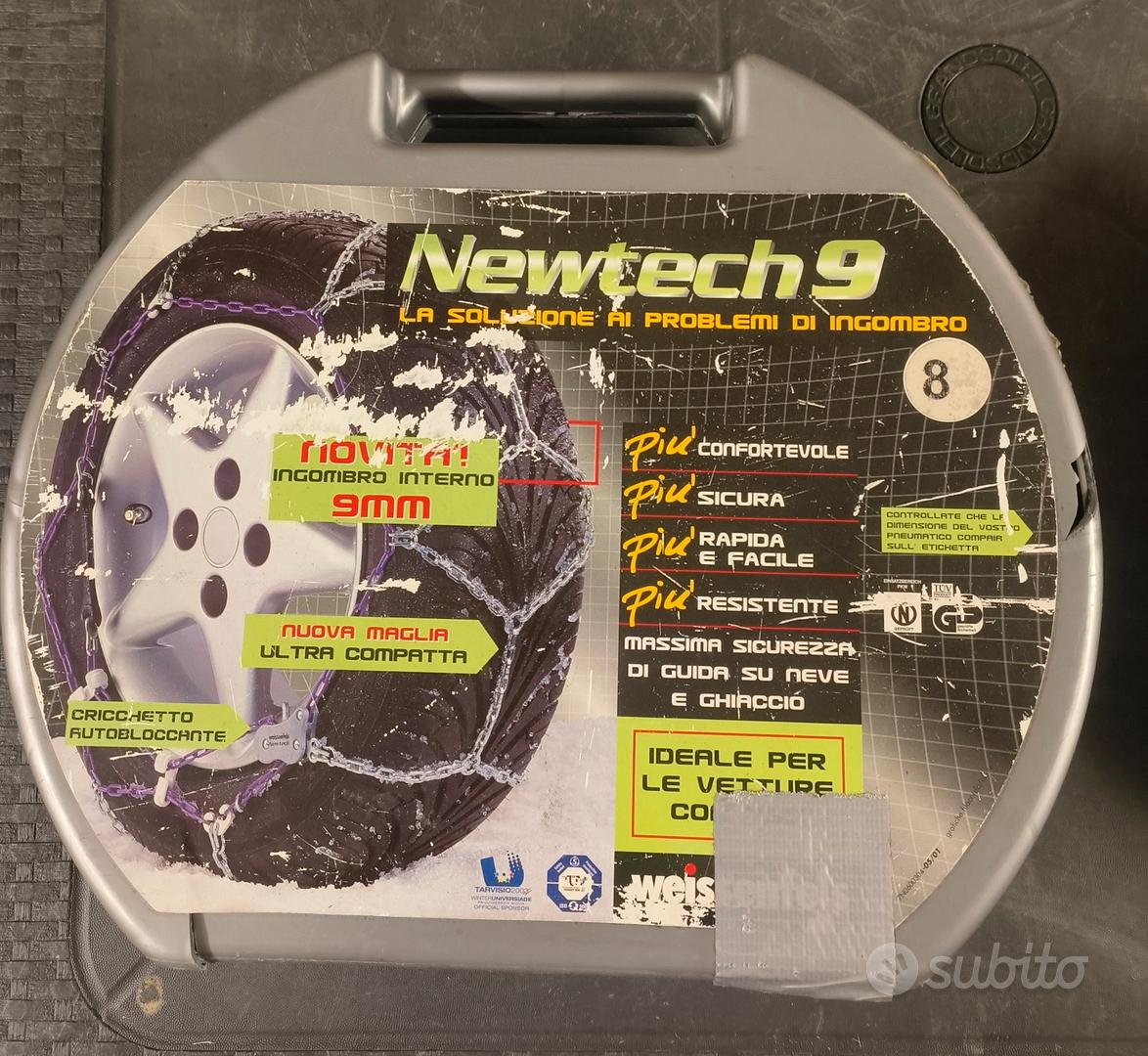 Catene da Neve Omologate TÜV - ÖNORM da 9 mm Gruppo 130 Pneumatici 245/40/19 eBa