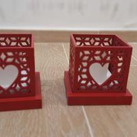 porta candele da tavolo natalizie