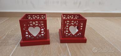 porta candele da tavolo natalizie