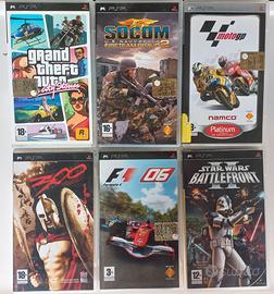 LOTTO CUSTODIE VUOTE GIOCHI ORIGINALI PSP