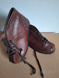 scarponcini uomo bambino nero vintage num 38 pelle