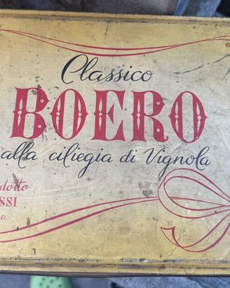 Scatola latta marchio Attibassi vintage