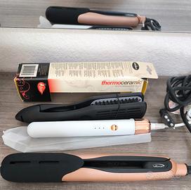 Piastre capelli con spazzola lisciante