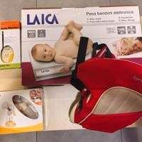 Bilancia, Baby monitor, Tiralatte, Marsupio 