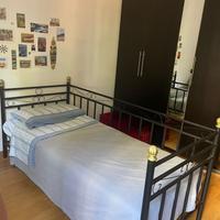 Letto singolo con doghe e materasso in memory foam