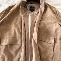 BROOKS BROTHERS BOMBER CAMOSCIO TG. XL