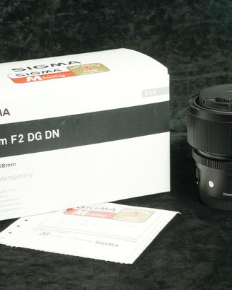 Sigma 35mm DG DN f2.0 attacco Sony E