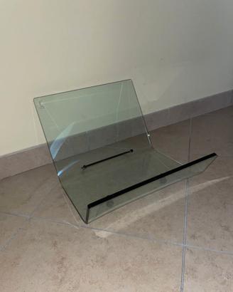 FIAM ITALIA PORTA RIVISTE VETRO VITTORIO LIVI