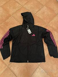 Adidas giacca antivento/antipioggia