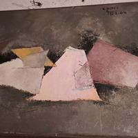 grande quadro olio su tela