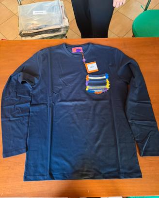 T shirt manica lunga gallo taglia M nuova