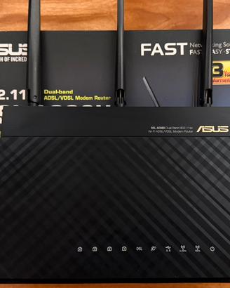 ASUS DSL-AC68U ADSL/VDSL + FTTH fino 1 Gb