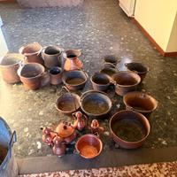 Pentole in rame antico