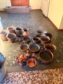 Pentole in rame antico