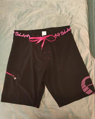 costume da bagno Surf uomo Slam 69 nero viola 