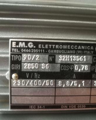 Motore trifase 