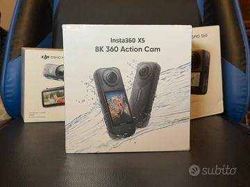 Insta360 X5 8k 360 camera NUOVA sigillata
