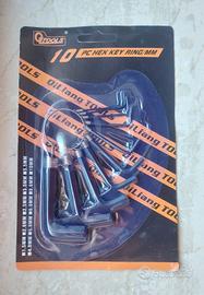 SET DI BRUGOLE IN ACCIAIO DA 10 PEZZI