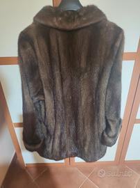 pelliccia vintage anni 80 saga mink visone 100% au
